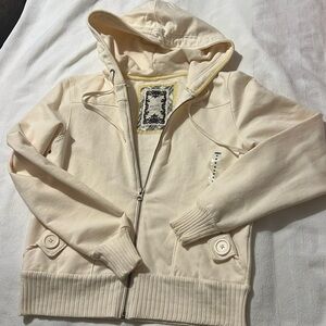 NWT Old Navy yellow zip up